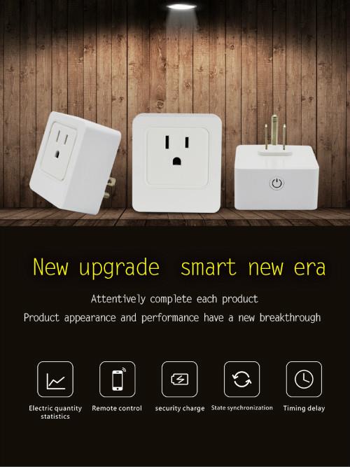 HuaFanQinLu HF-SP WiFi Smart Plug US Standard Timing Delay Function, Free APP Download From Google Play & App Store HuaFanQinLu HF-SP WiFi Smart Plug US Standard Timing Delay Function, Free APP Download From Google Play & App Store